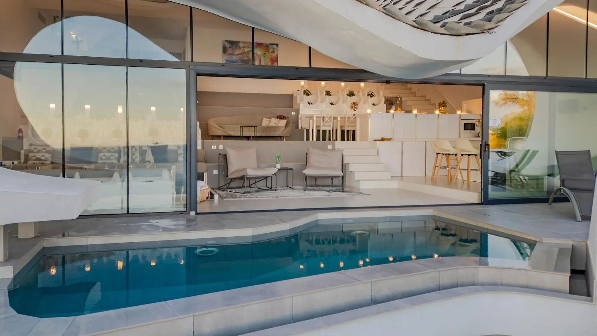 Rentitspain Casa Del Acantilado Piscina Climatizada Salobreña Hiszpania